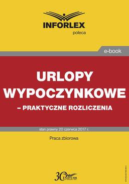 ebook Urlopy wypoczynkowe - praktyczne rozliczenia