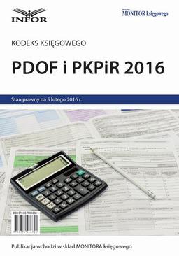 ebook Kodeks księgowego - PDOF i PKPiR 2016