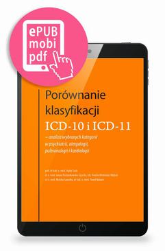 ebook Porównanie klasyfikacji ICD-10 i ICD-11 - analiza wybranych kategorii w psychiatrii, alergologii, pulmonologii i kardiologii