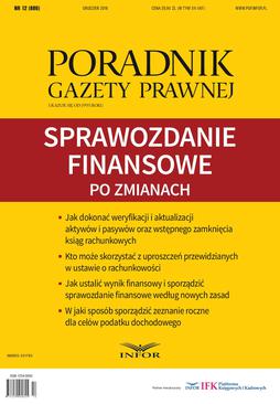 ebook Sprawozdanie finansowe po zmianach