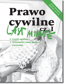 ebook Last Minute Prawo cywilne cz.I