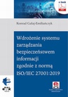 ebook Wdrożenie systemu zarządzania bezpieczeństwem informacji zgodnie z normą ISO/IEC 27001:2019 (e-book z suplementem elektronicznym) - Konrad Gałaj-Emiliańczyk