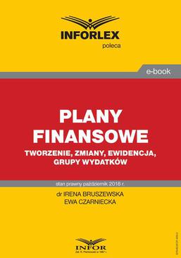 ebook Plany finansowe – tworzenie, zmiany, ewidencja, grupy wydatków