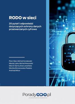 ebook RODO w sieci 20 pytań i odpowiedzi dotyczących ochrony danych przetwarzanych cyfrowo