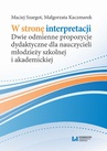 ebook W stronę interpretacji - Maciej Szargot,Małgorzata Kaczmarek