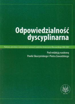 ebook Odpowiedzialność dyscyplinarna