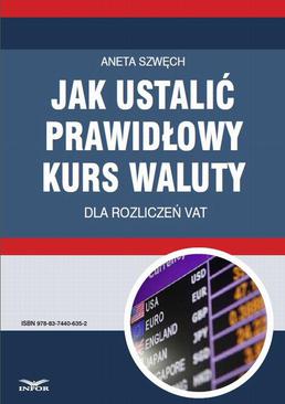 ebook Jak ustalić prawidłowy kurs waluty dla rozliczeń VAT