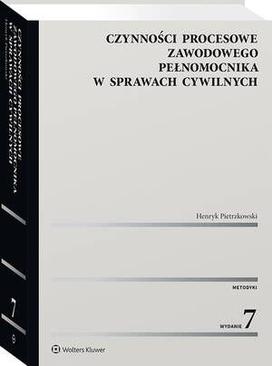 ebook Czynności procesowe zawodowego pełnomocnika w sprawach cywilnych