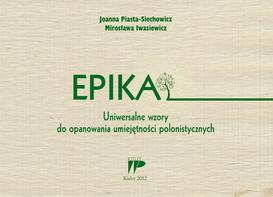 ebook Epika Uniwersalne wzory do opanowania umiejętności polonistycznych