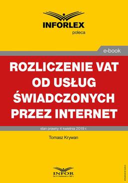 ebook Rozliczanie VAT od usług świadczonych przez Internet