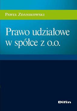 ebook Prawo udziałowe w spółce z o.o.