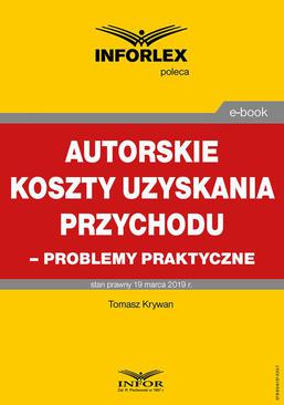 ebook Autorskie koszty uzyskania przychodu - problemy praktyczne