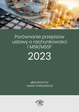 ebook Porównanie przepisów Ustawy o rachunkowości i MSR/MSSF 2023