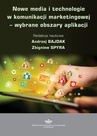 ebook Nowe media i technologie w komunikacji marketingowej – wybrane obszary aplikacji - 