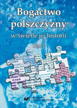 ebook Bogactwo polszczyzny w świetle jej historii. T. 7