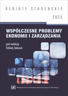 ebook Współczesne problemy ekonomii i zarządzania 2023 [DEBIUTY STUDENCKIE ] - 