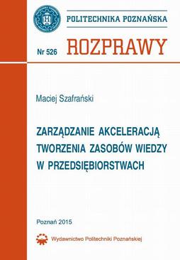 ebook Zarządzanie akceleracją tworzenia zasobów wiedzy w przedsiębiorstwach