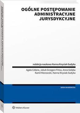 ebook Ogólne postępowanie administracyjne jurysdykcyjne
