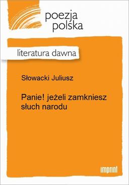 ebook Panie! jeżeli zamkniesz słuch narodu