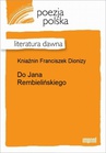 ebook Do Jana Rembielińskiego - Dionizy Franciszek Kniaźnin