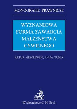 ebook Wyznaniowa forma zawarcia małżeństwa cywilnego