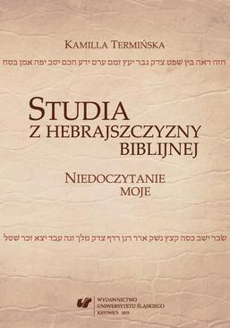 ebook Studia z hebrajszczyzny biblijnej