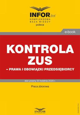 ebook Kontrola ZUS – prawa i obowiązki przedsiębiorcy