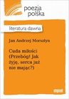 ebook Cuda miłości (Przebóg! Jak żyję, serca już nie mając?) - Jan Andrzej Morsztyn