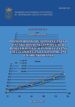 ebook Poziom rozwoju somatycznego i funkcjonalnego populacji populacji dzieci wiejskich Żywiecczyzny i jego społeczno - ekonomiczne uwarunkowania