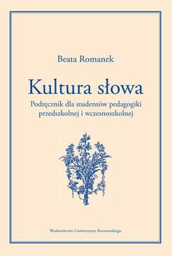 ebook Kultura słowa