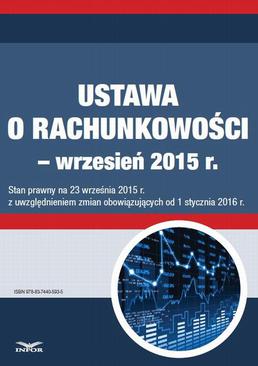 ebook Ustawa o rachunkowości - wrzesień 2015