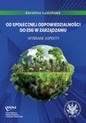 ebook Od społecznej odpowiedzialności do ESG w zarządzaniu - Karolina Łudzińska