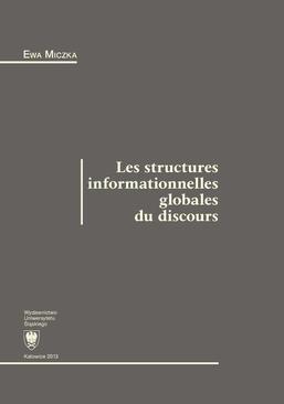 ebook Les structures informationnelles globales du discours