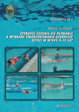 ebook Szybkość uczenia się pływania a wybrane uwarunkowania osobnicze dzieci w wieku 9-10 lat