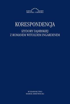 ebook Korespondencja Izydory Dąmbskiej i Romana Witolda Ingardena