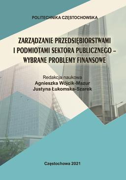 ebook Zarządzanie przedsiębiorstwami i podmiotami sektora publicznego - wybrane problemy finansowe