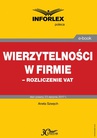 ebook Wierzytelności w firmie - rozliczenie VAT - ANETA SZWĘCH