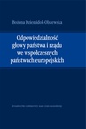 ebook Odpowiedzialność głowy państwa i rządu we współczesnych państwach europejskich - Bożena Dziemidok-Olszewska